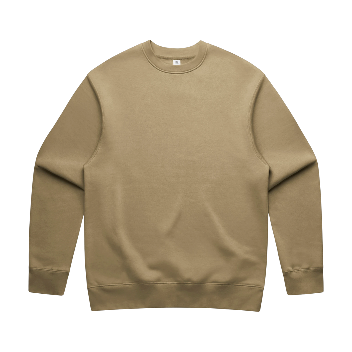 AS Colour Relax Crew in Sand — custom branded by Motive