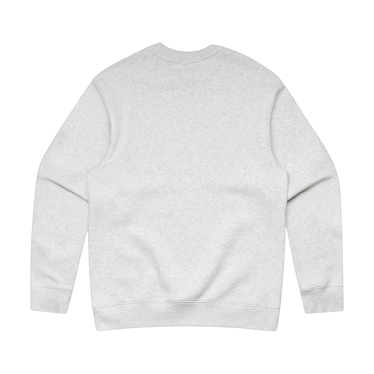 AS Colour Relax Crew in White Heather — custom branded by Motive