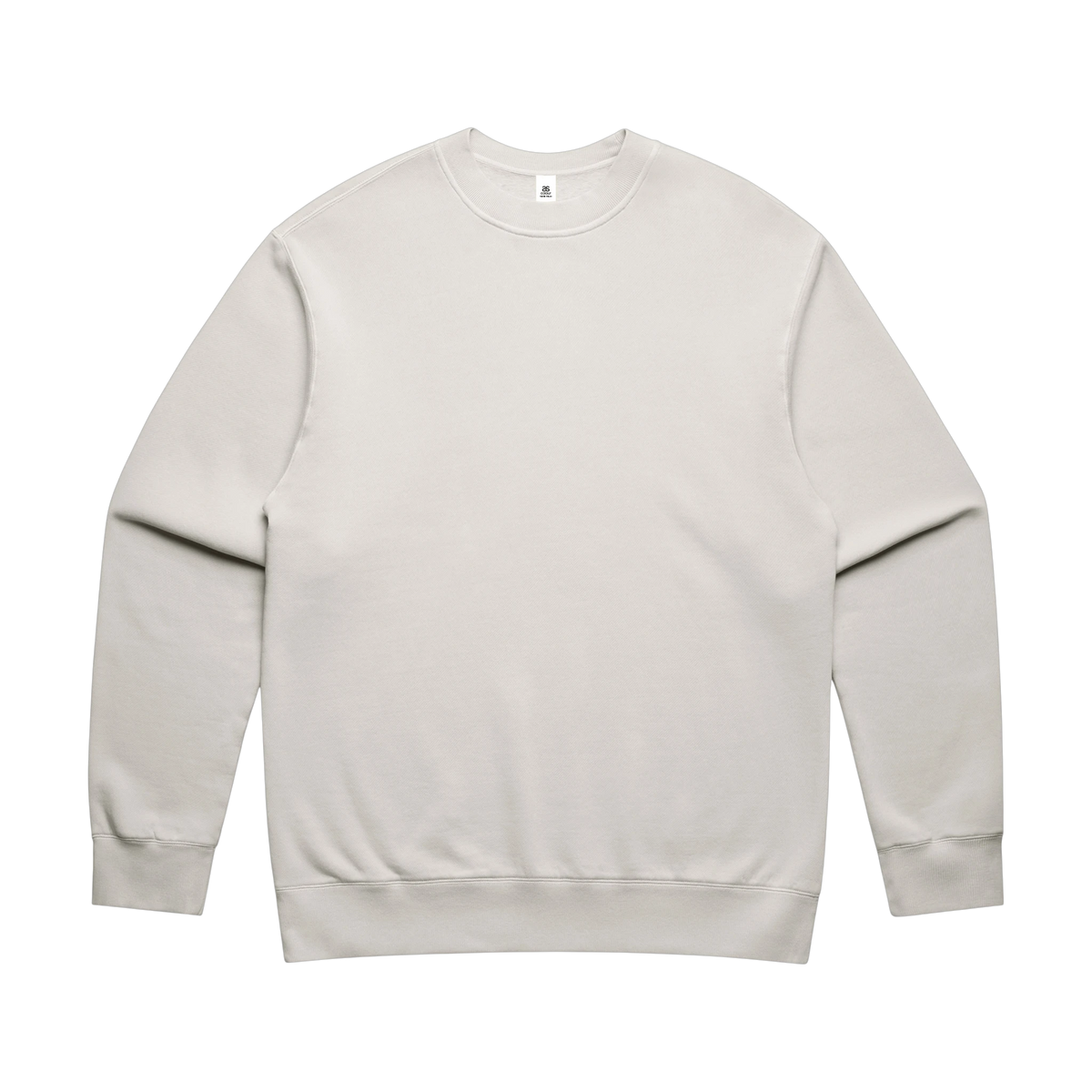 AS Colour Relax Faded Crew in Faded Bone — custom branded by Motive