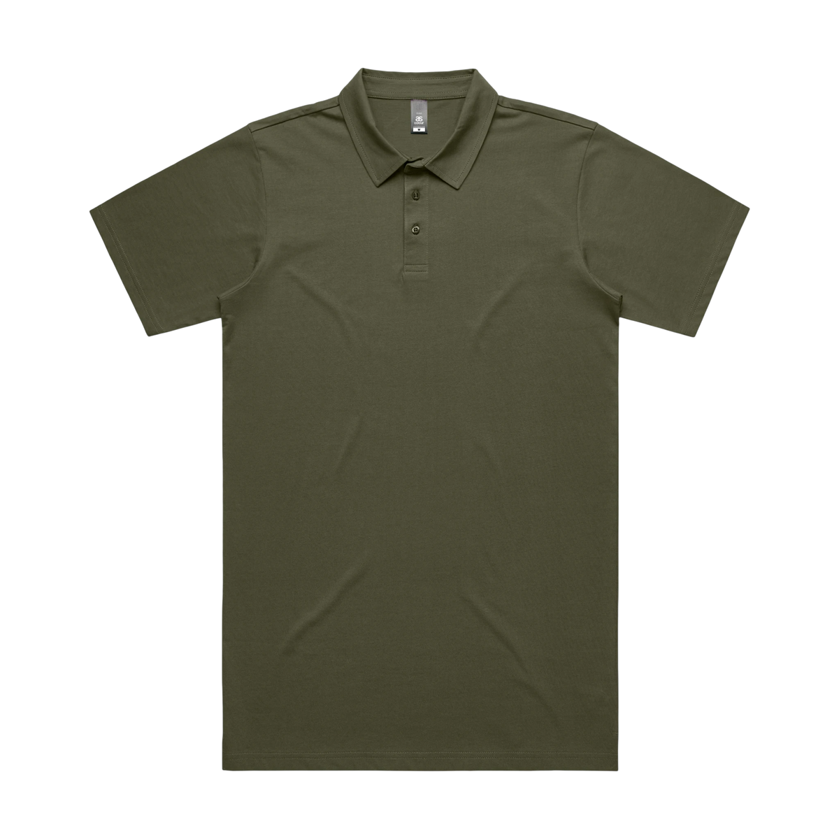 AS Colour Chad Polo in Army — custom branded by Motive