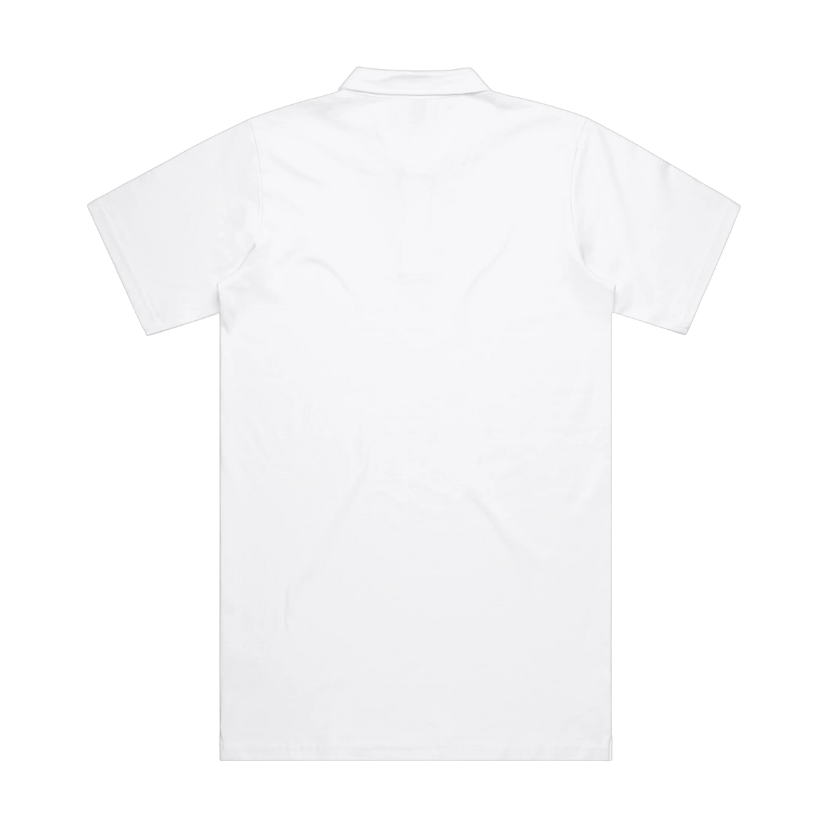 AS Colour Chad Polo in White — custom branded by Motive