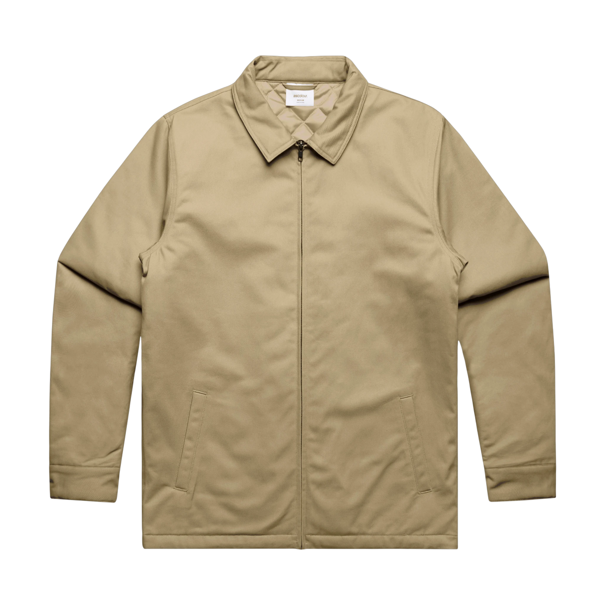 AS Colour Service Jacket in Khaki — custom branded by Motive