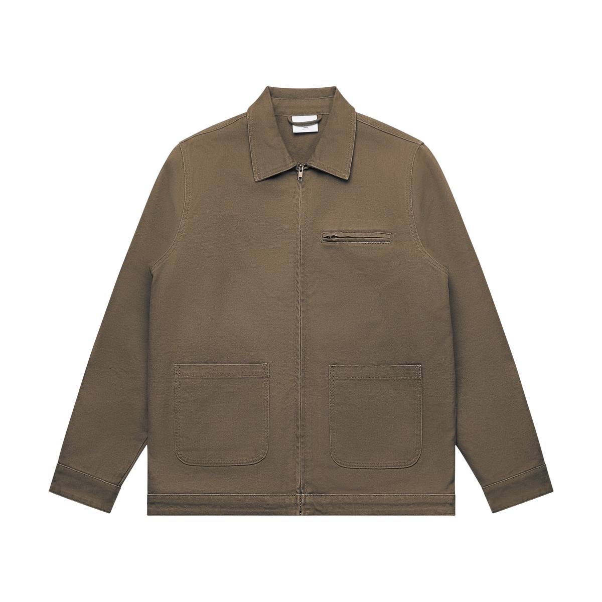AS Colour Canvas Heavy Jacket in Walnut — custom branded by Motive
