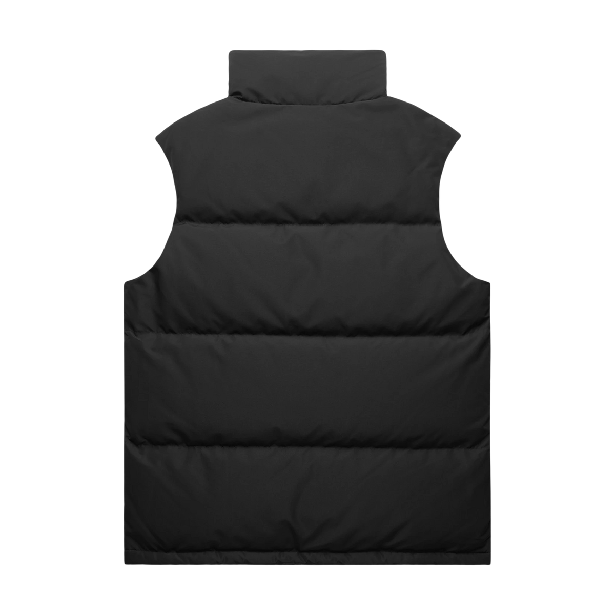 AS Colour Puffer Vest in Black — custom branded by Motive
