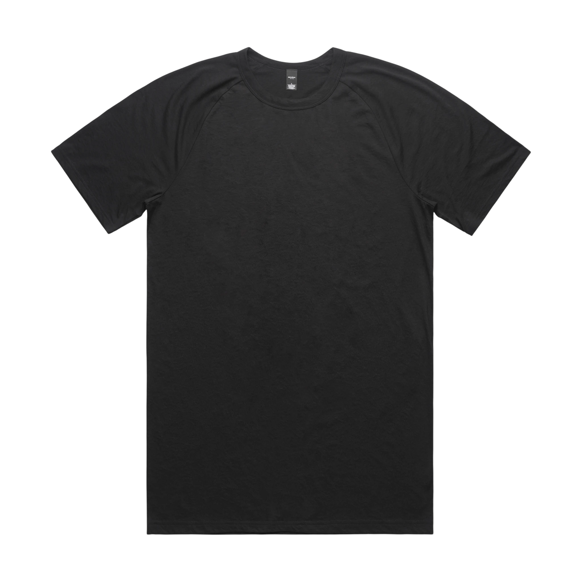 AS Colour Staple Active Blend Tee in Black — custom branded by Motive