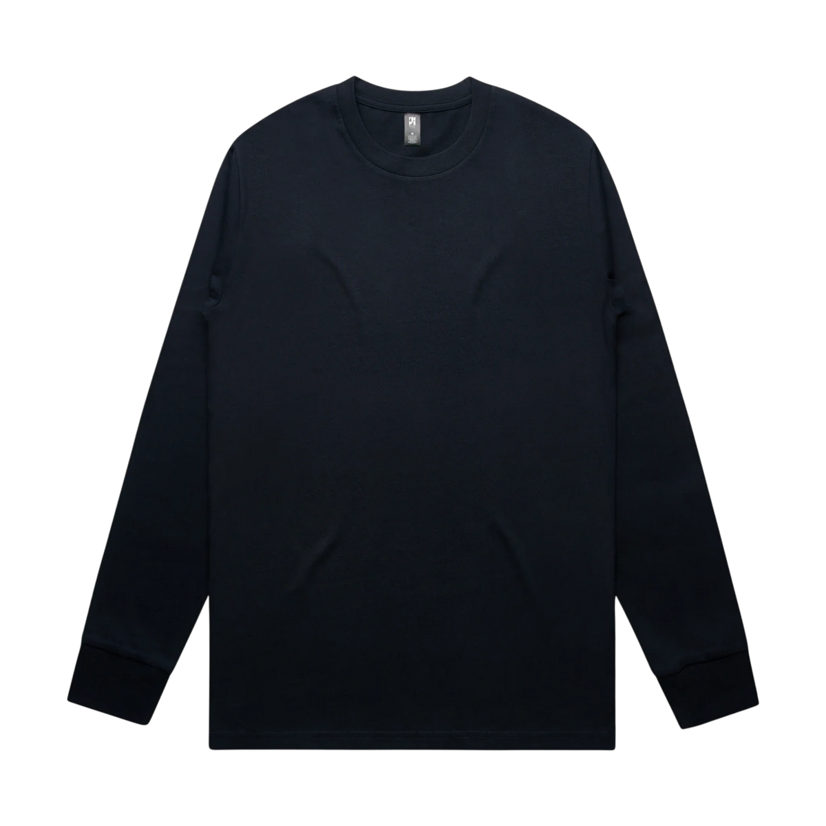 AS Colour Classic L/S Tee in Navy — custom branded crew neck tee by Motive