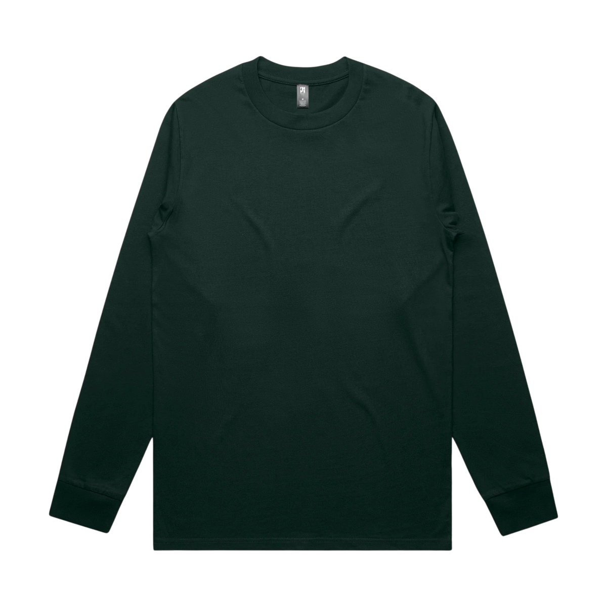 AS Colour Classic L/S Tee in Pine Green — custom branded crew neck tee by Motive