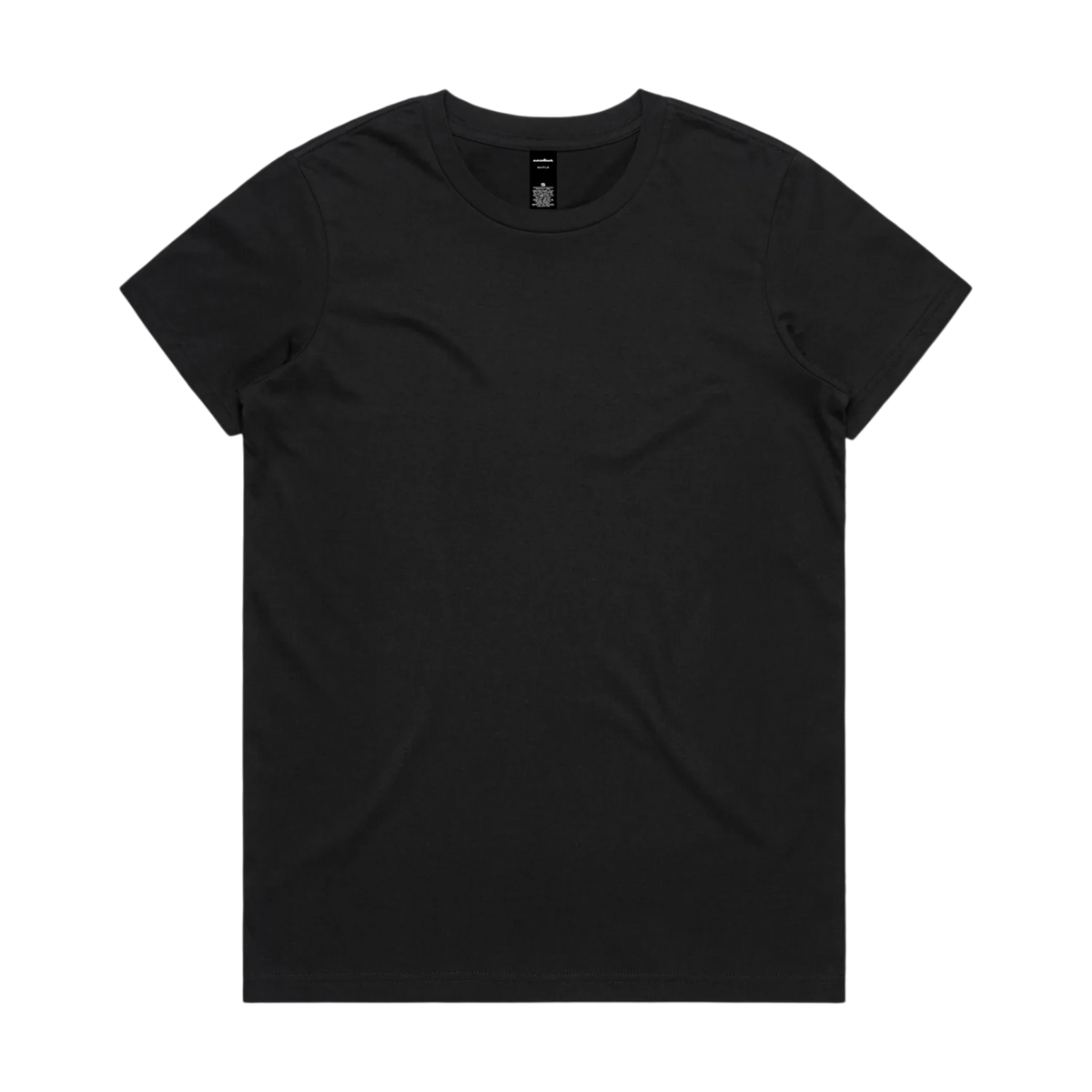 AS Colour Maple Tee in Black — custom branded crew neck tee by Motive