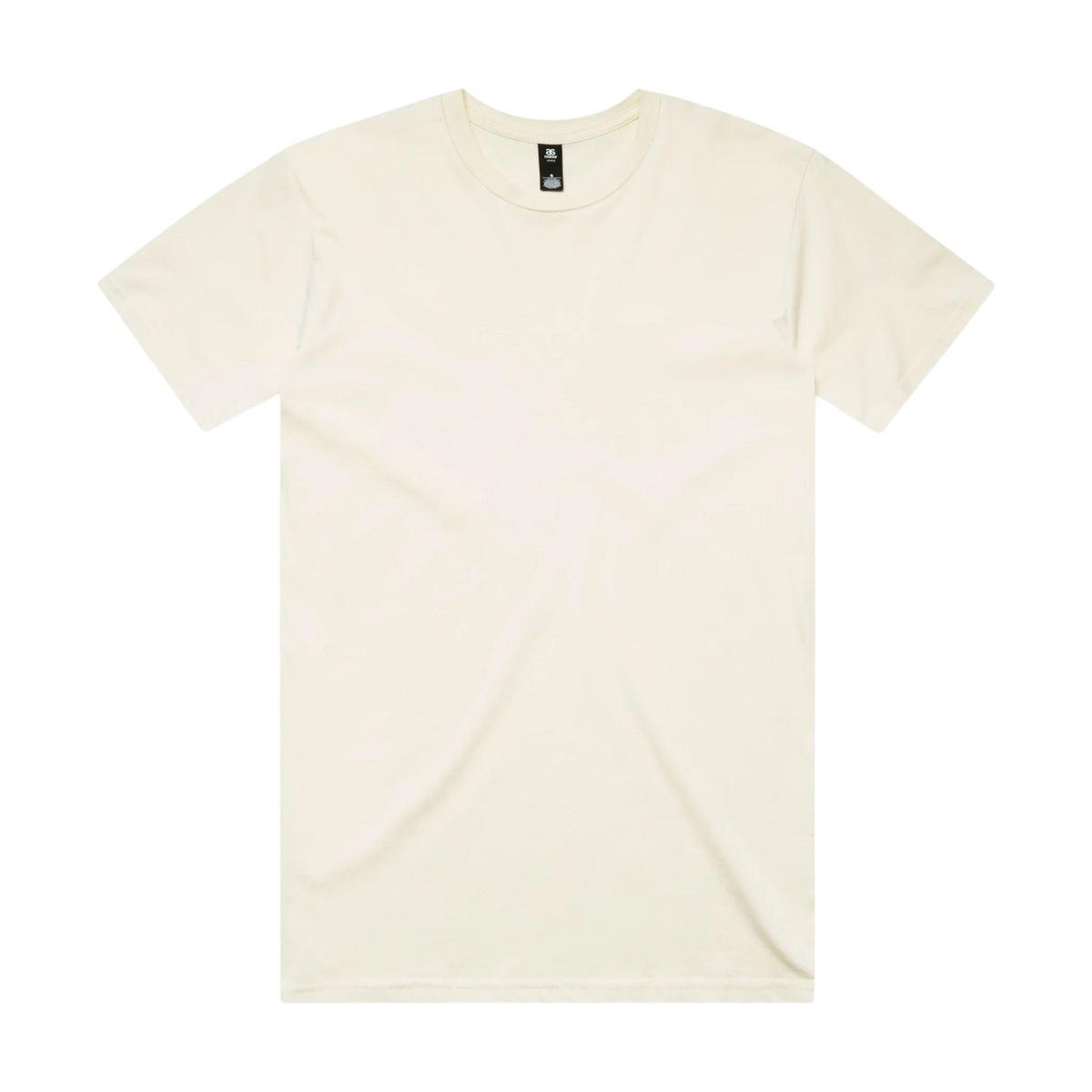 AS Colour Staple Tee in Ecru — custom branded crew neck tee by Motive