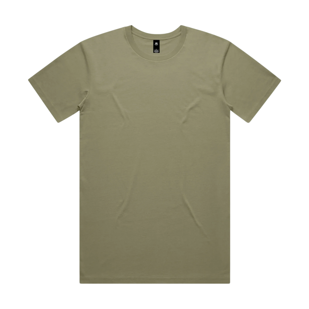 AS Colour Staple Tee in Eucalyptus — custom branded crew neck tee by Motive