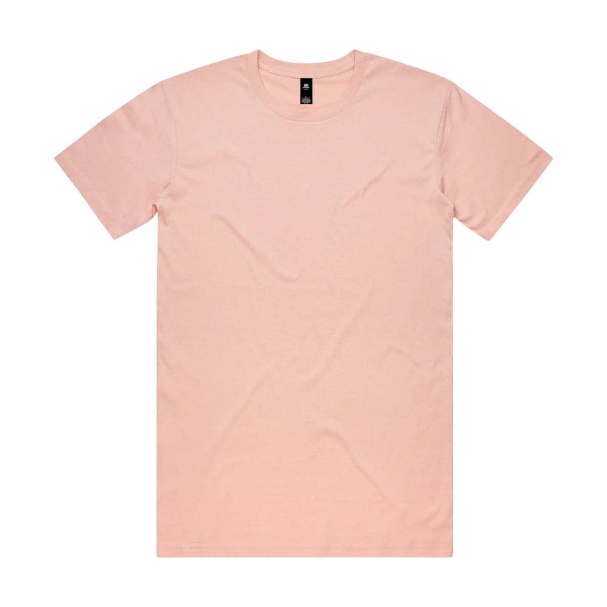 AS Colour Staple Tee in Pale Pink — custom branded crew neck tee by Motive