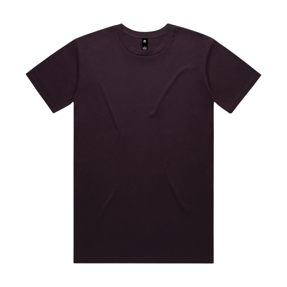 AS Colour Staple Tee in Plum — custom branded crew neck tee by Motive