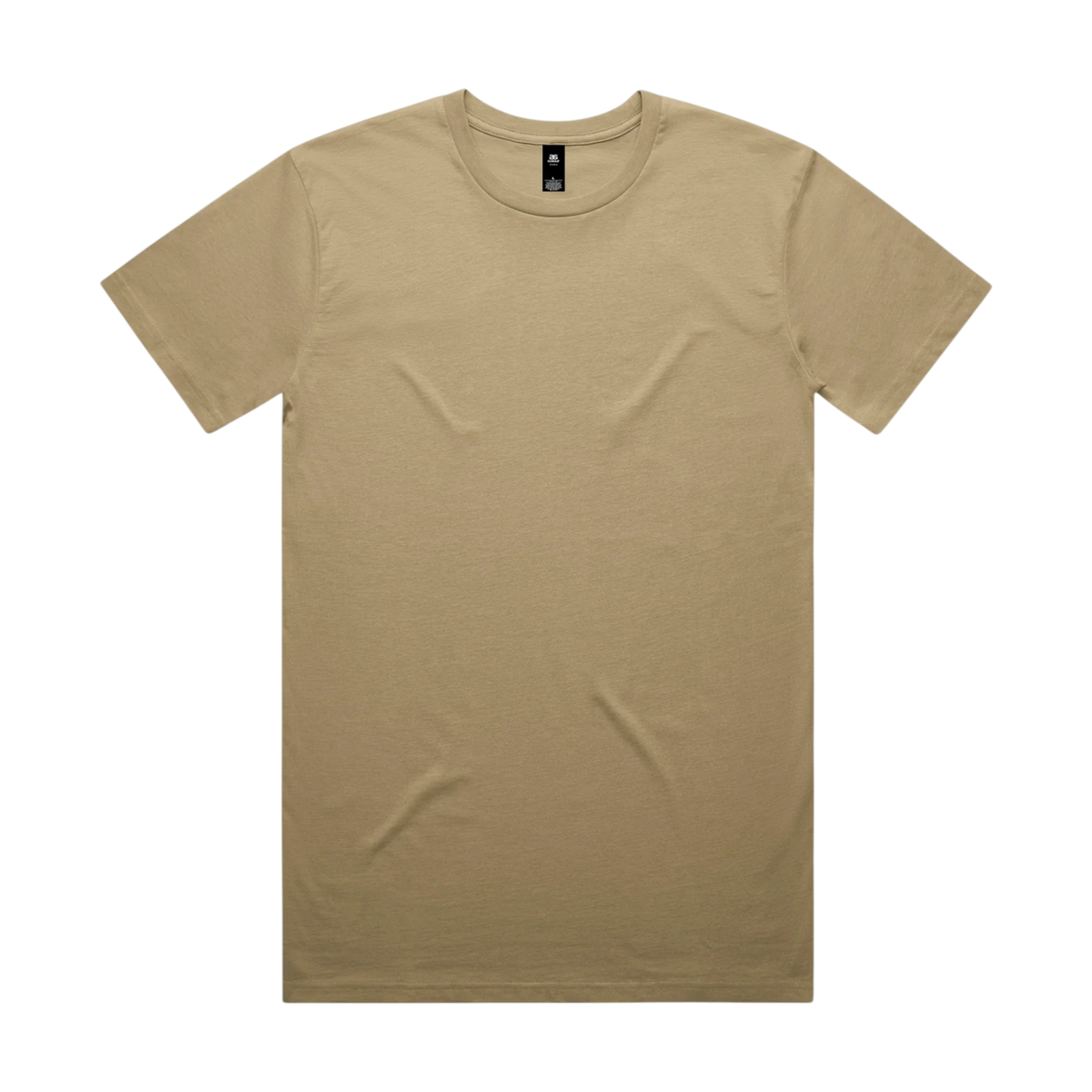 AS Colour Staple Tee in Sand — custom branded crew neck tee by Motive
