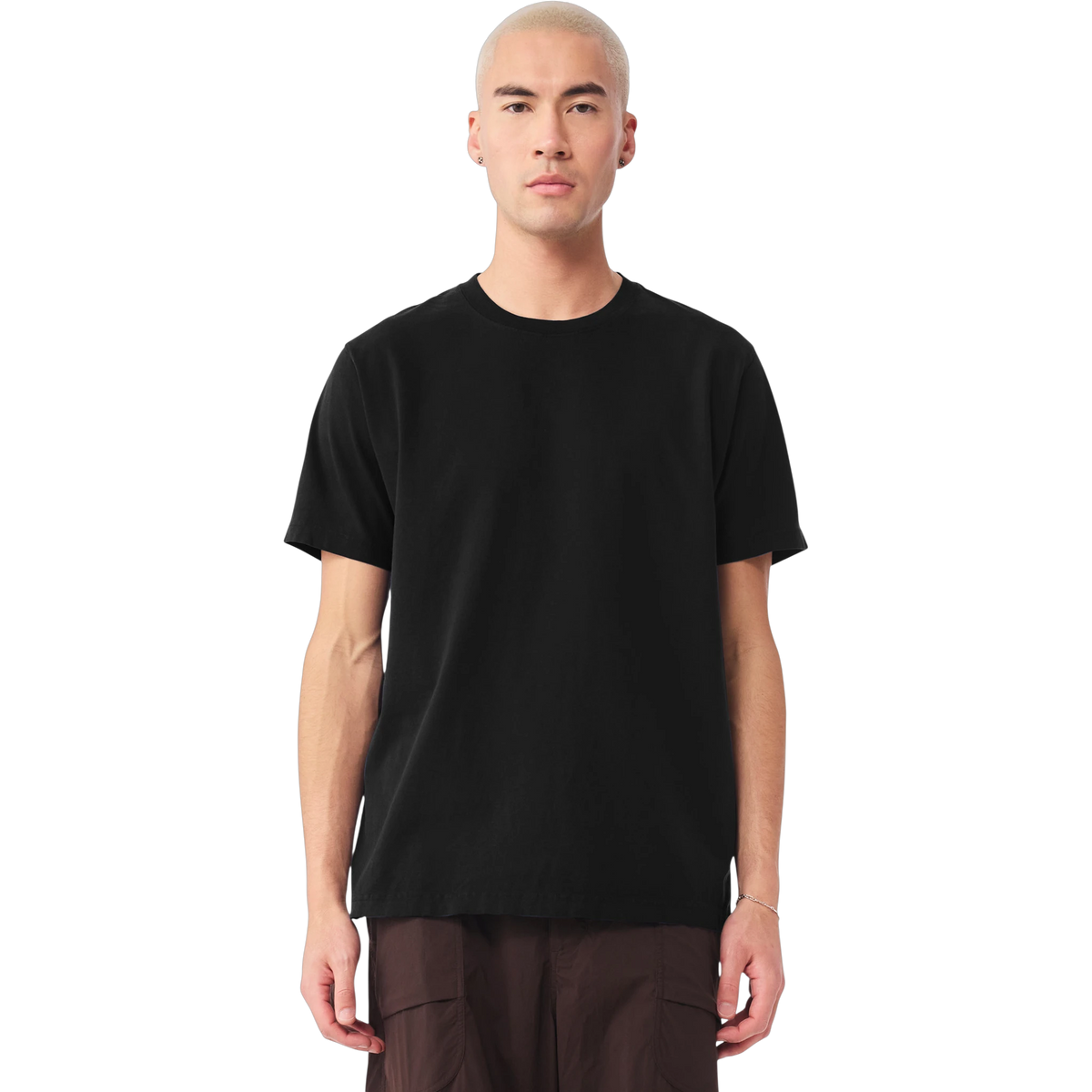 Bella+Canvas Heavyweight Garment-Dyed Tee in Black — custom branded by Motive
