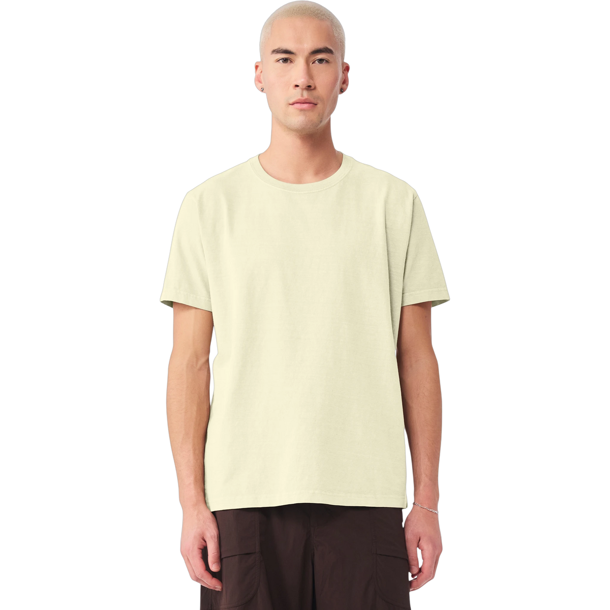 Bella+Canvas Heavyweight Garment-Dyed Tee in Buttermilk — custom branded by Motive