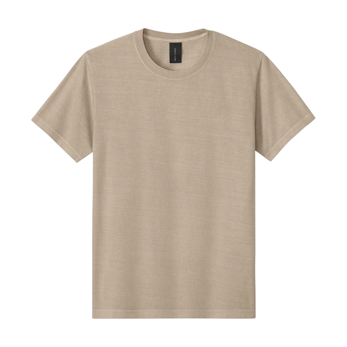 Bella+Canvas Heavyweight Garment-Dyed Tee in Khaki — custom branded by Motive