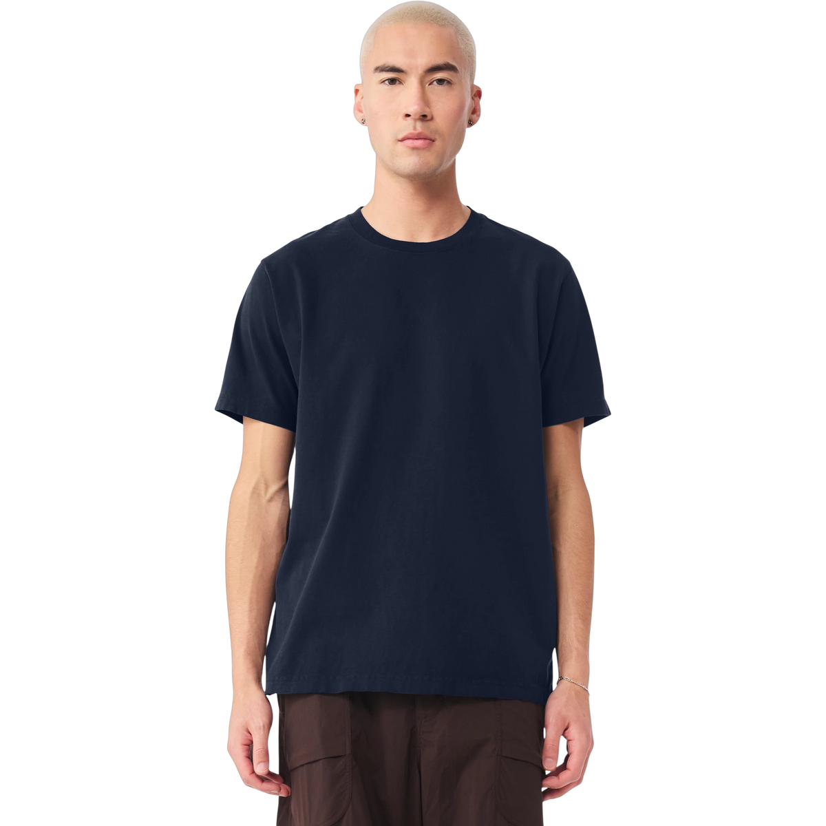 Bella+Canvas Heavyweight Garment-Dyed Tee in Navy — custom branded by Motive
