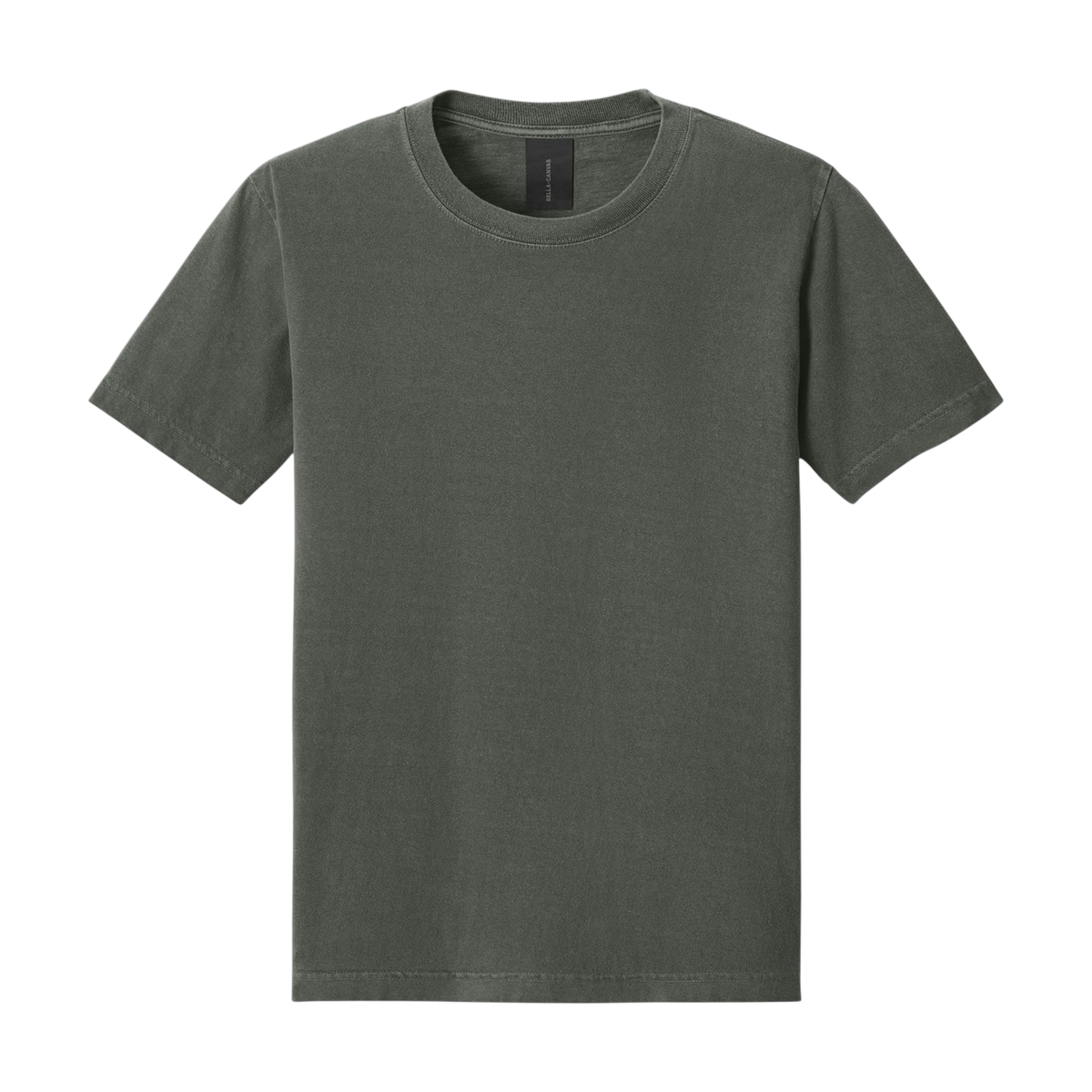 BELLA+CANVAS Heavyweight Garment-Dyed Tee in Washed Charcoal