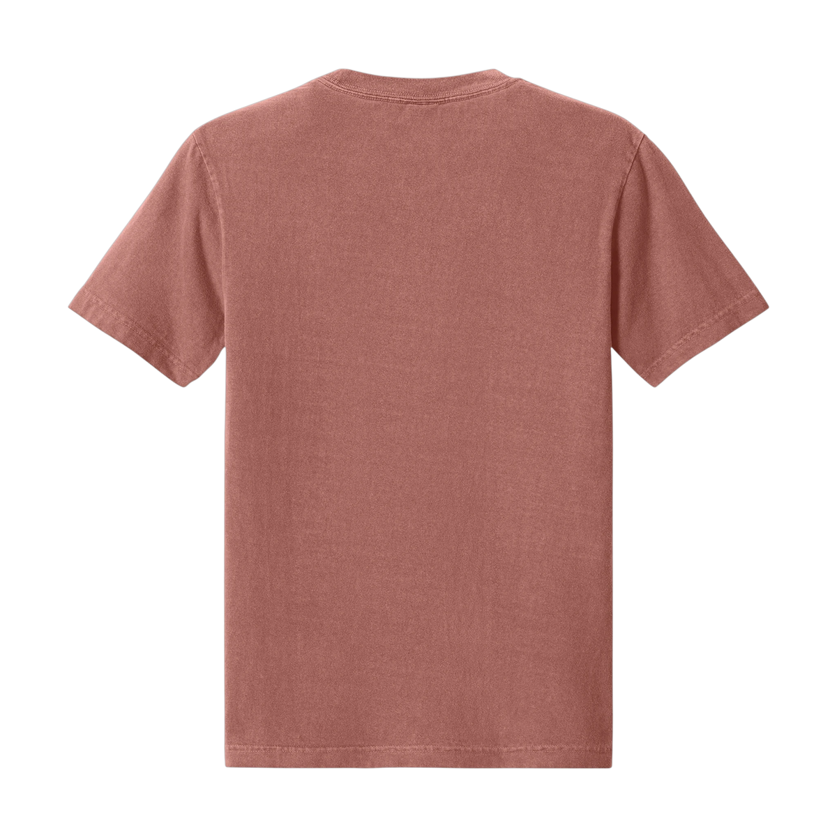 Bella+Canvas Heavyweight Garment-Dyed Tee in Washed Chestnut — custom branded by Motive