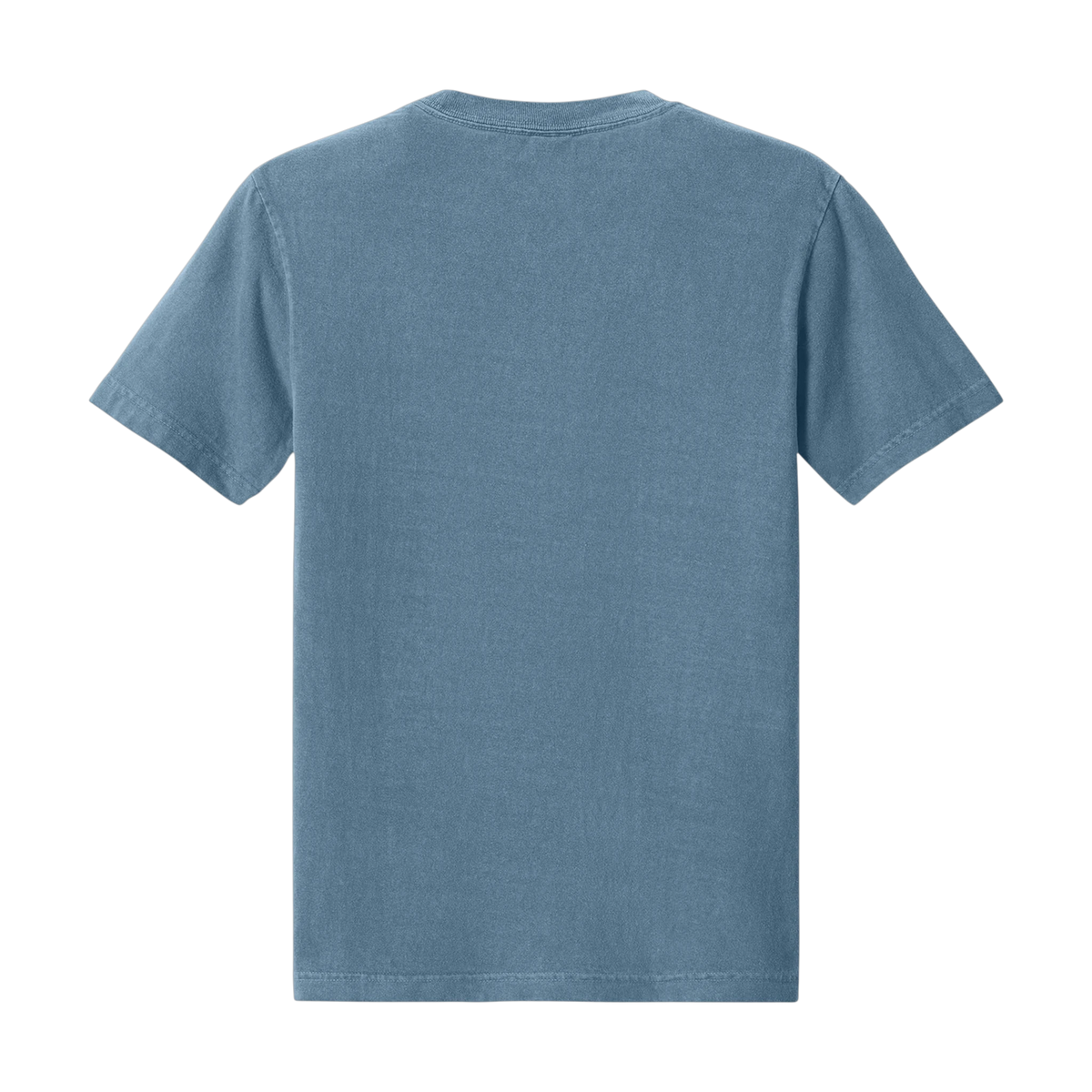 BELLA+CANVAS Heavyweight Garment-Dyed Tee in Washed Denim