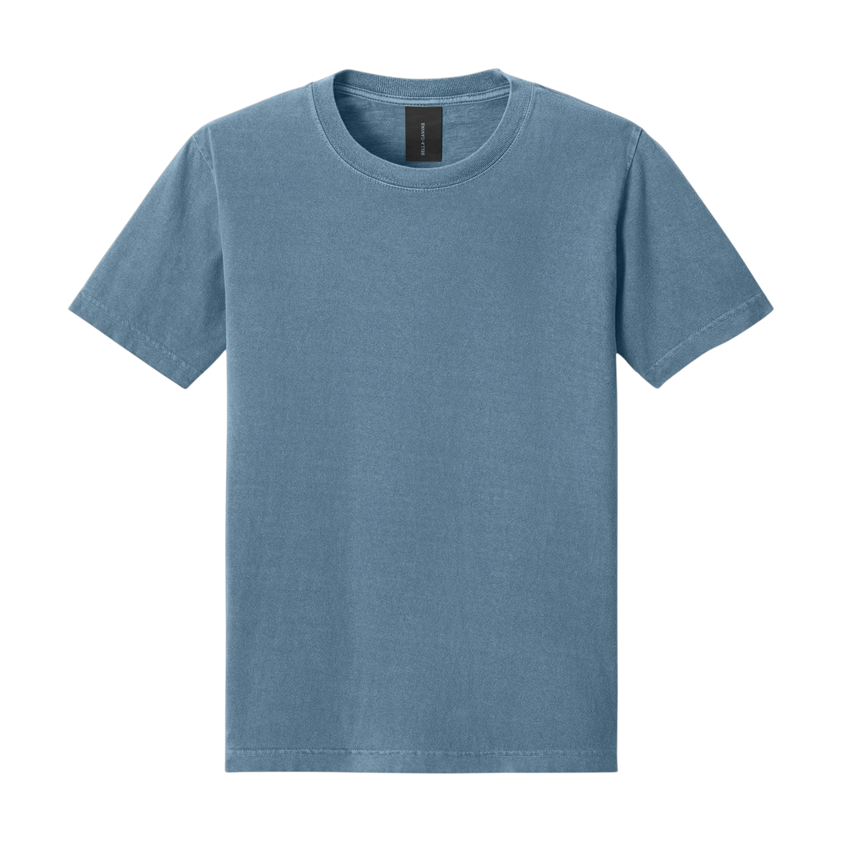 BELLA+CANVAS Heavyweight Garment-Dyed Tee in Washed Denim