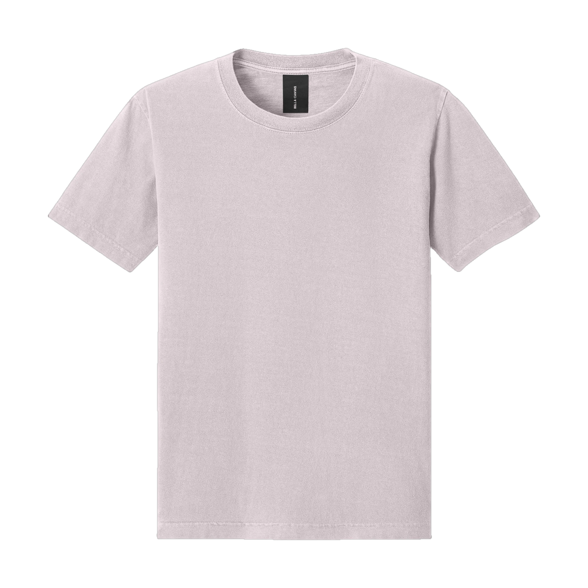 Bella+Canvas Heavyweight Garment-Dyed Tee in Washed Lavender — custom branded by Motive