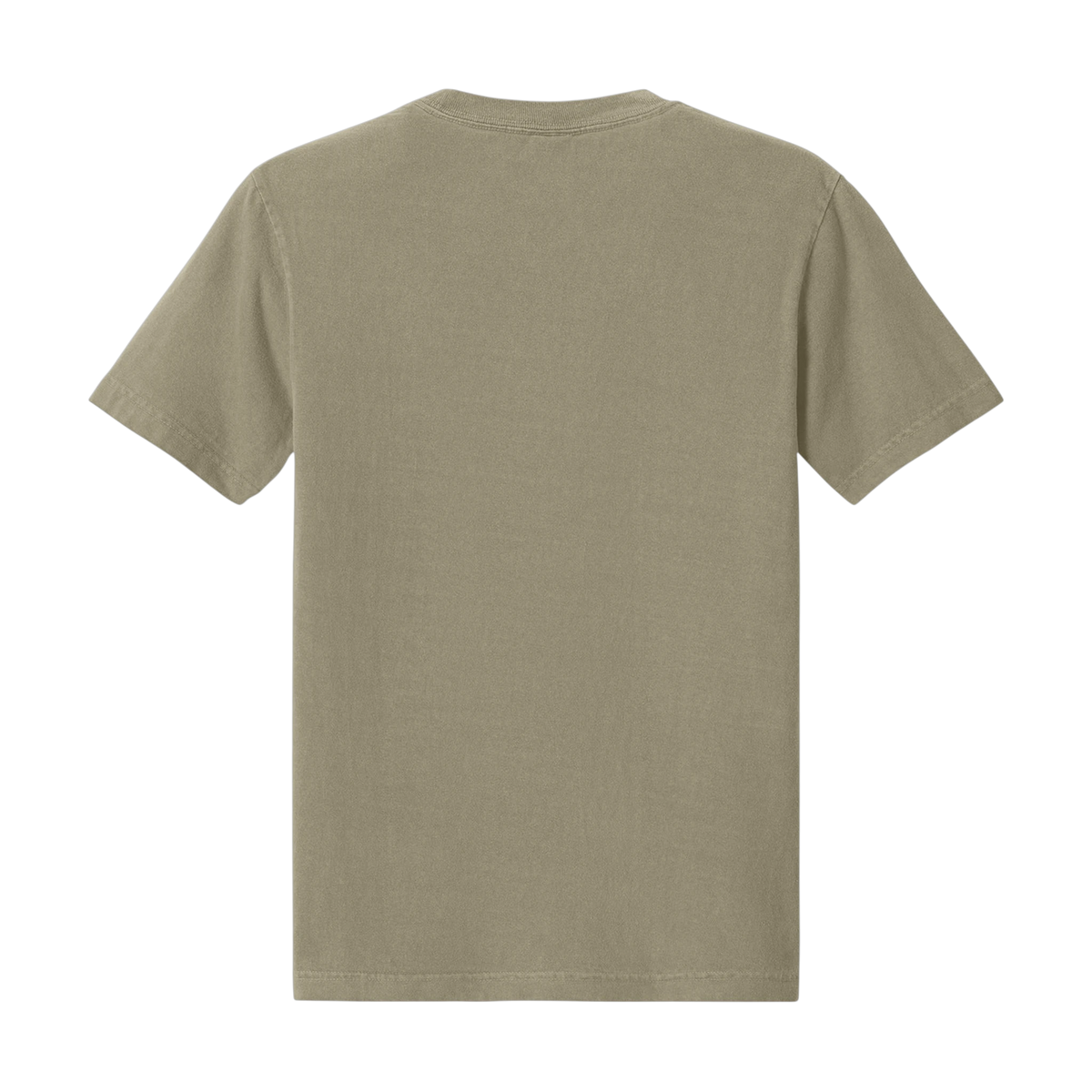BELLA+CANVAS Heavyweight Garment-Dyed Tee in Washed Olive