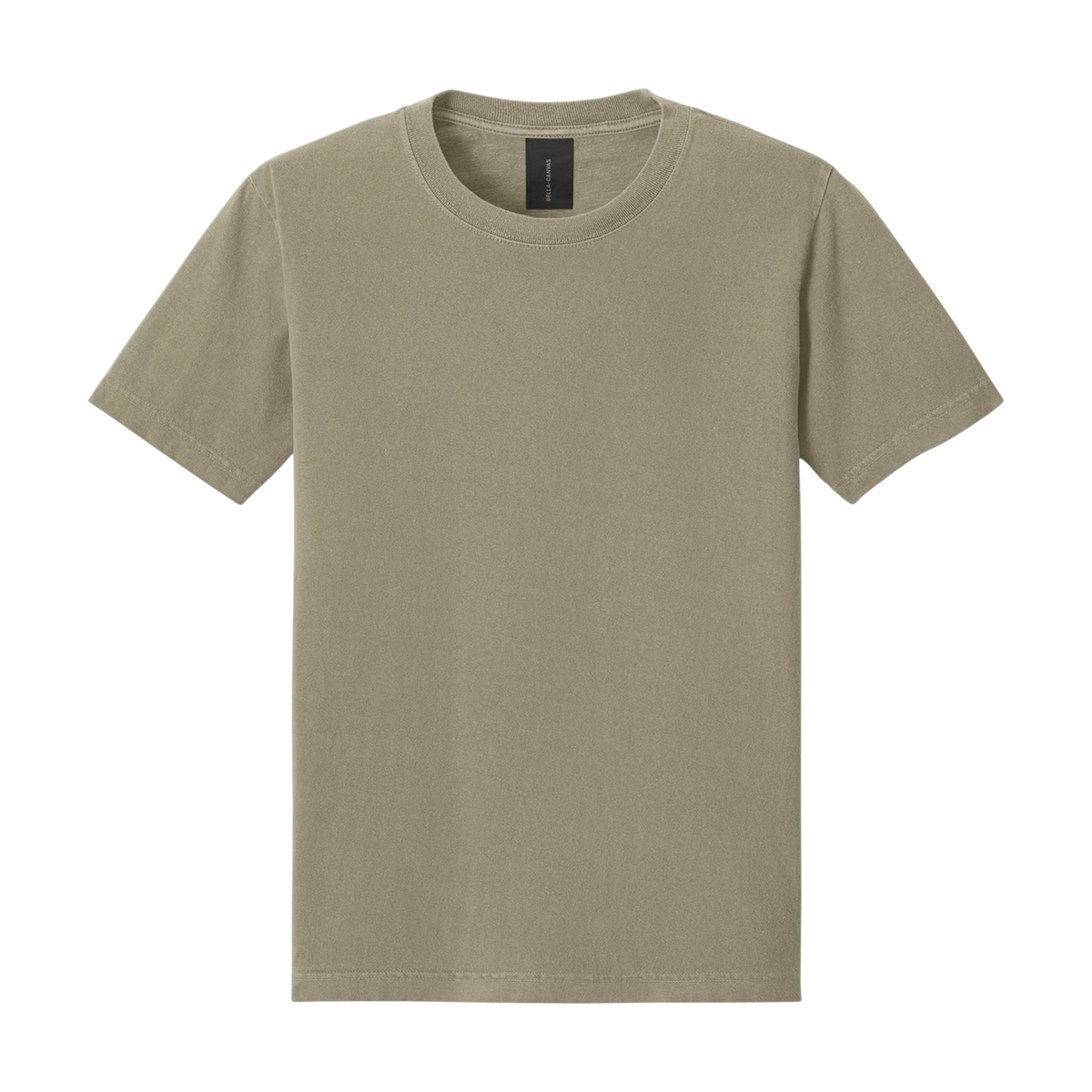 BELLA+CANVAS Heavyweight Garment-Dyed Tee in Washed Olive