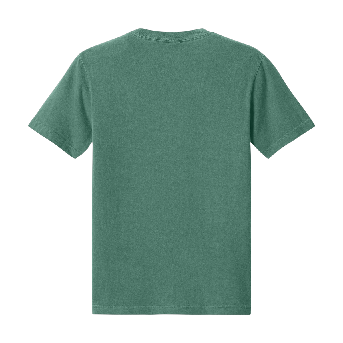 Bella+Canvas Heavyweight Garment-Dyed Tee in Washed Pine — custom branded by Motive