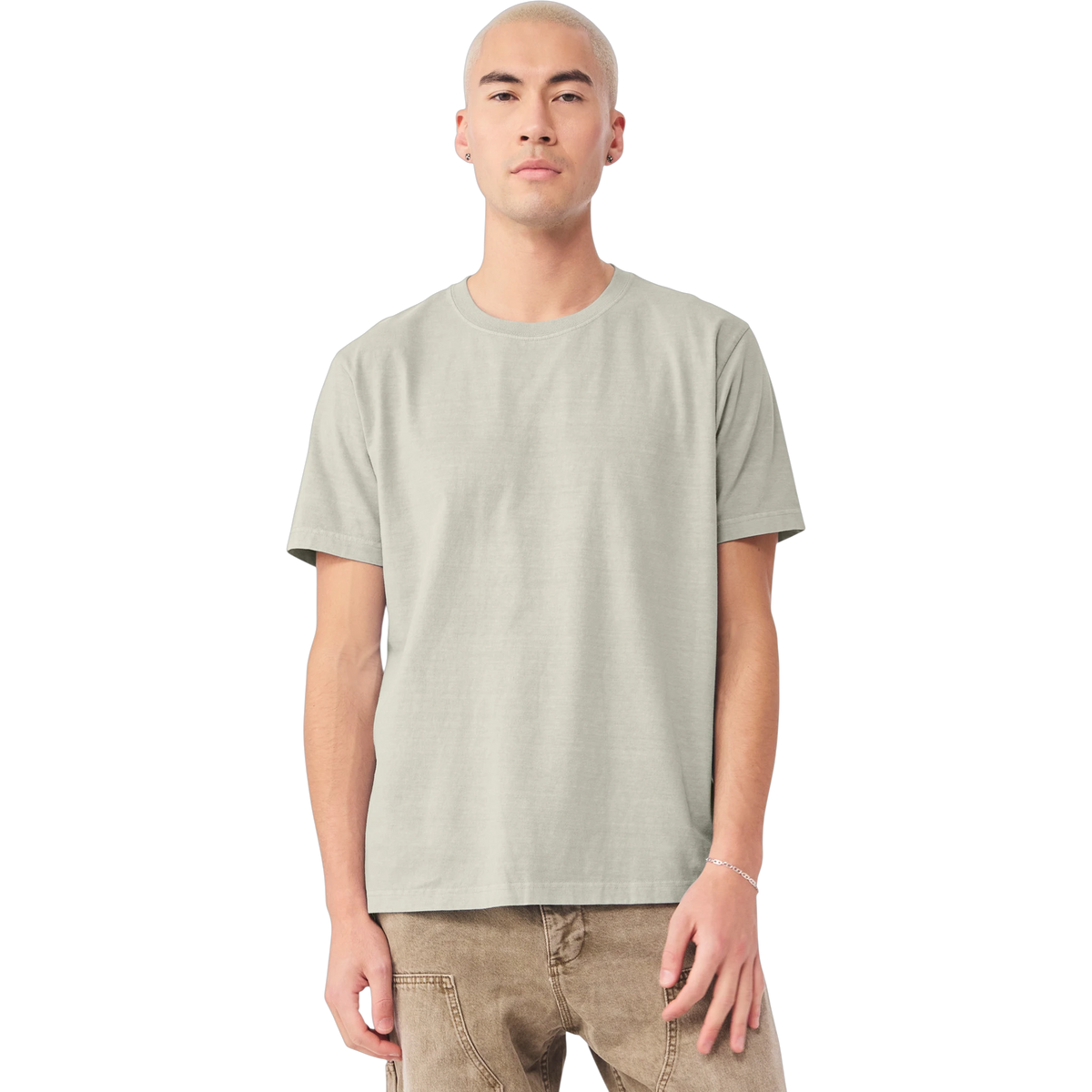 BELLA+CANVAS Heavyweight Garment-Dyed Tee in Washed Thyme