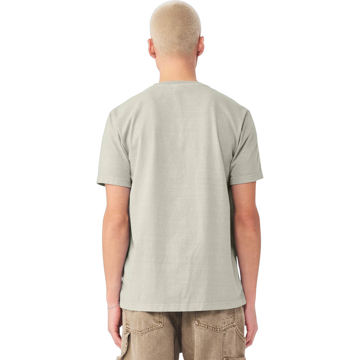 BELLA+CANVAS Heavyweight Garment-Dyed Tee in Washed Thyme
