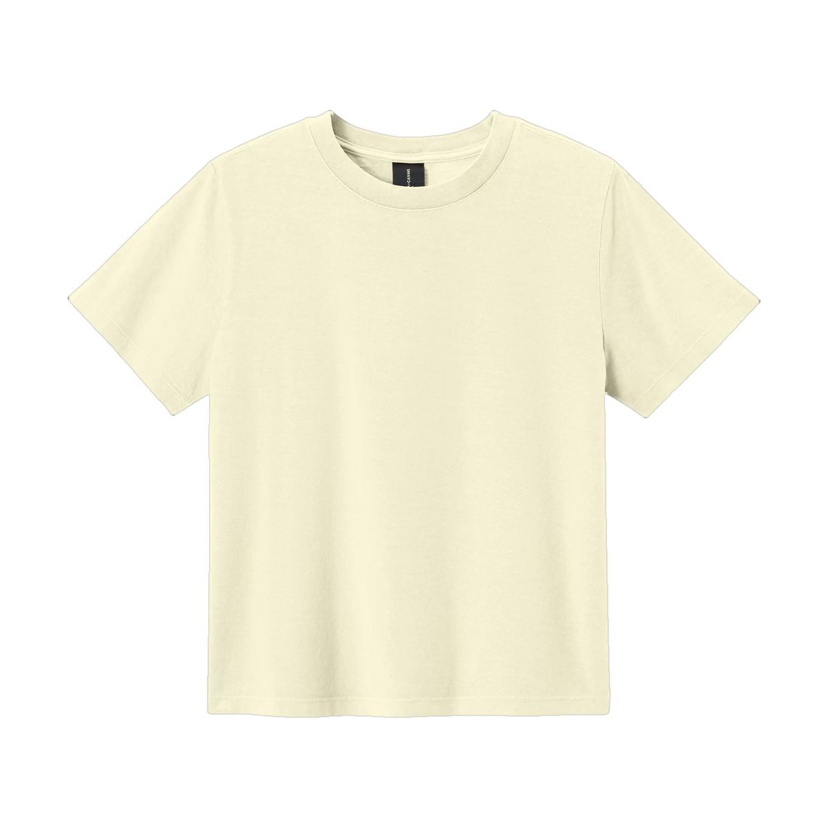 BELLA+CANVAS Women's Heavyweight Garment-Dyed Tee in Buttermilk