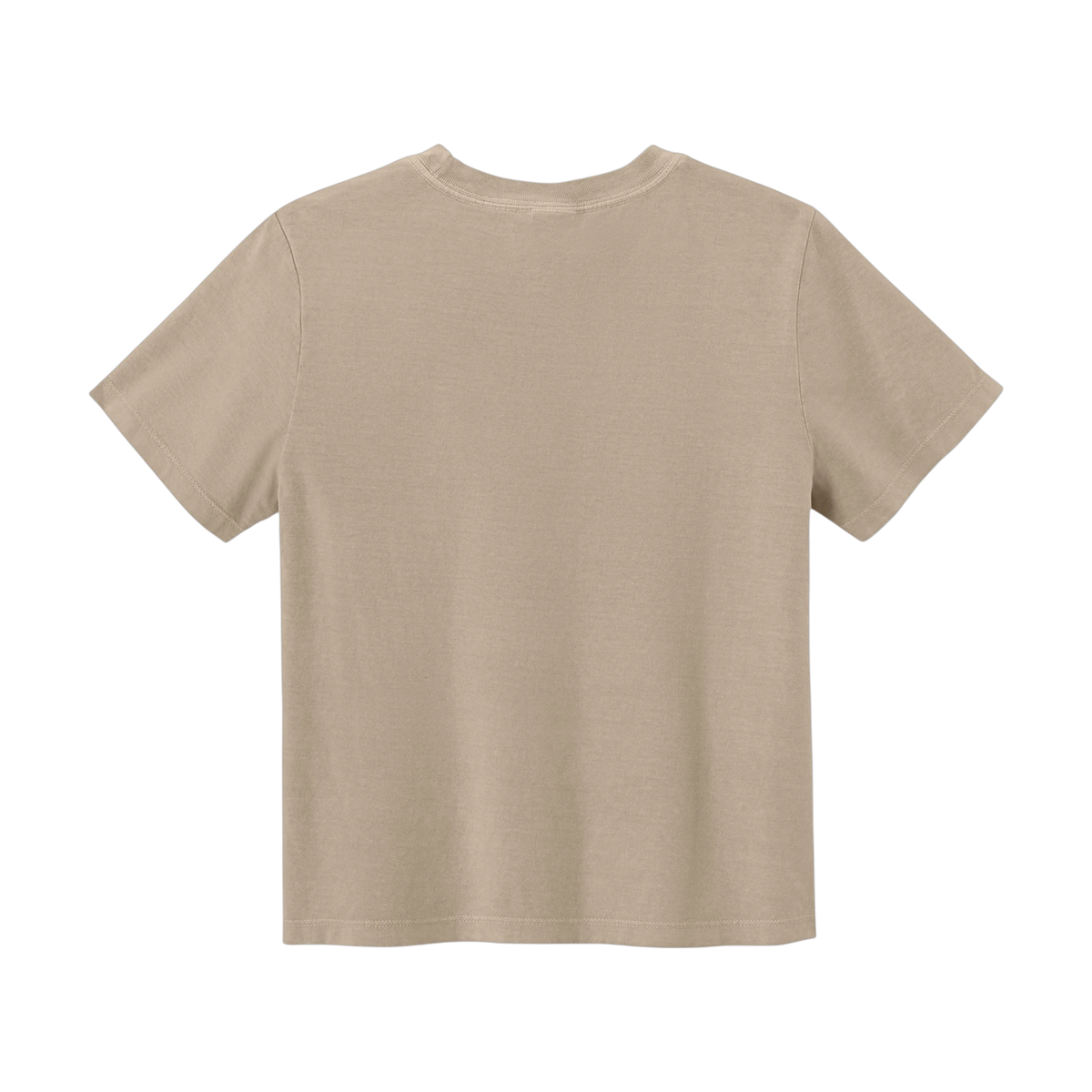 Bella+Canvas Women's Heavyweight Garment-Dyed Tee in Khaki — custom branded by Motive