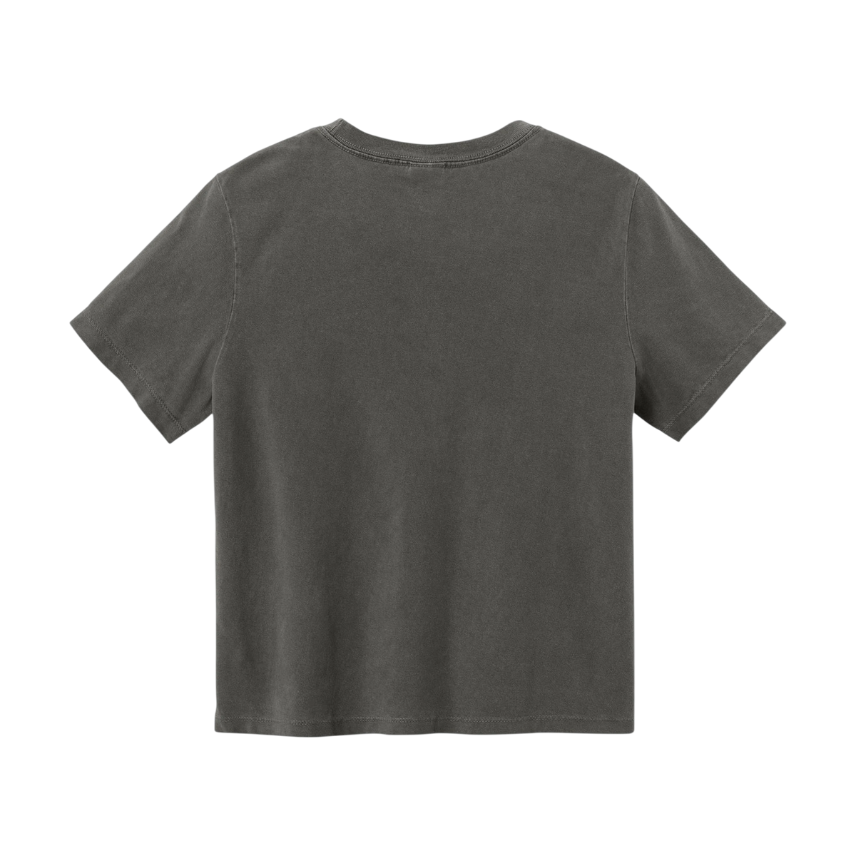 Bella+Canvas Women's Heavyweight Garment-Dyed Tee in Washed Charcoal — custom branded by Motive