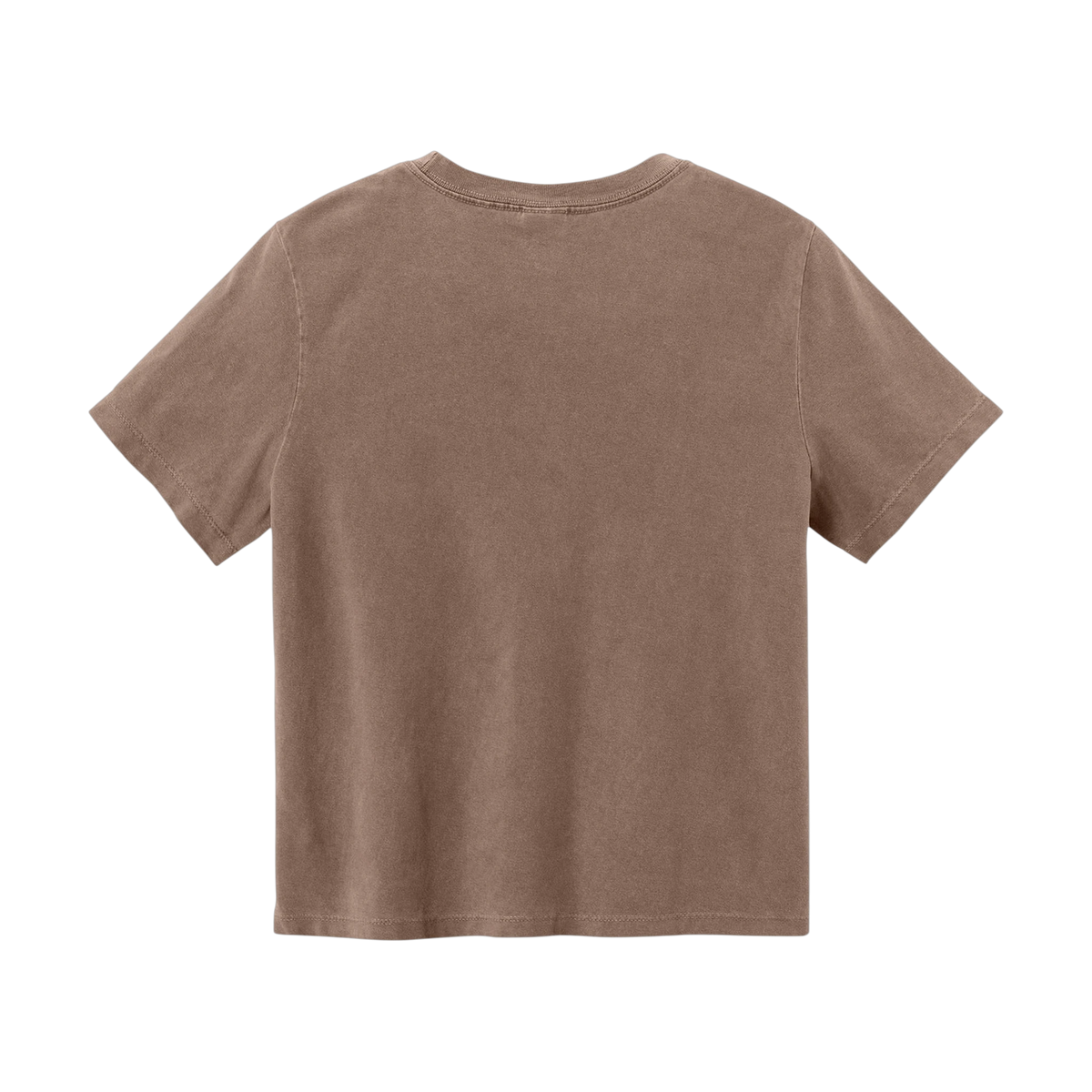 Bella+Canvas Women's Heavyweight Garment-Dyed Tee in Washed Cocoa — custom branded by Motive