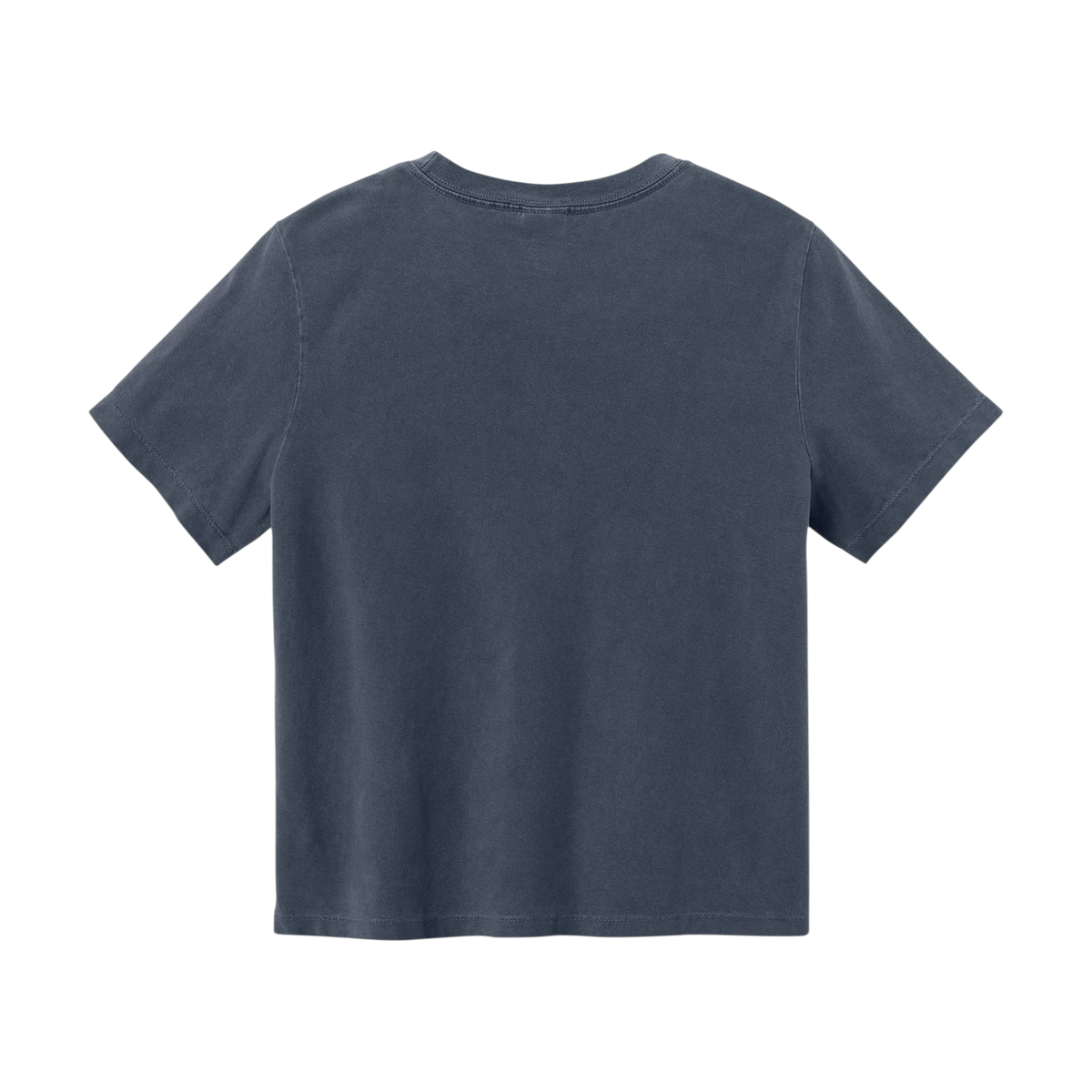 Bella+Canvas Women's Heavyweight Garment-Dyed Tee in Washed Navy — custom branded by Motive
