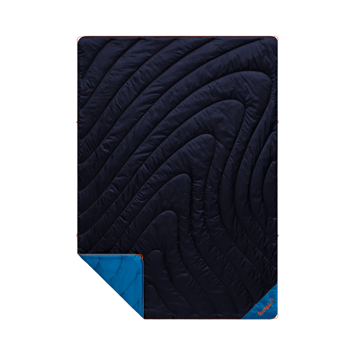 Rumpl Original Puffy Blanket in Midnight Blue