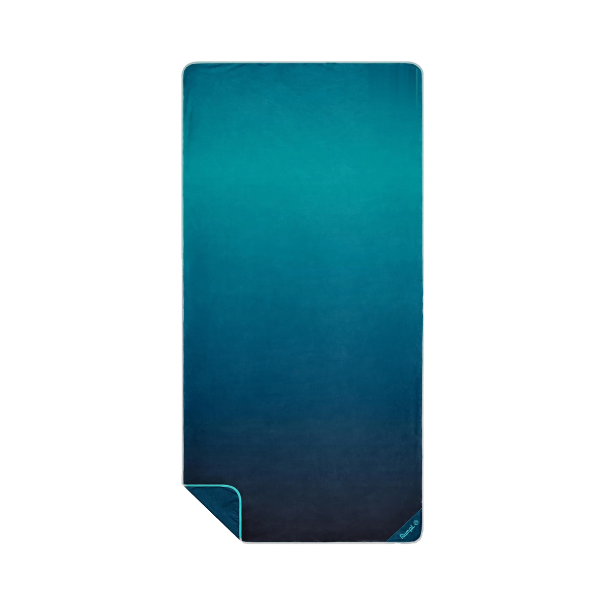 Rumpl Tech Towel in Ocean Fade — custom branded by Motive