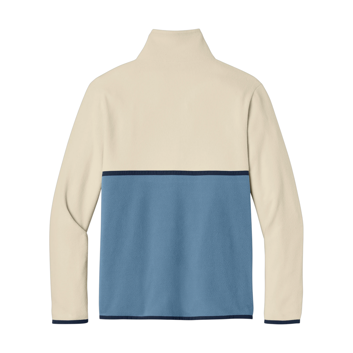 Cotopaxi Amado 1/2-Zip Fleece in Cream/ Fjord — custom branded by Motive