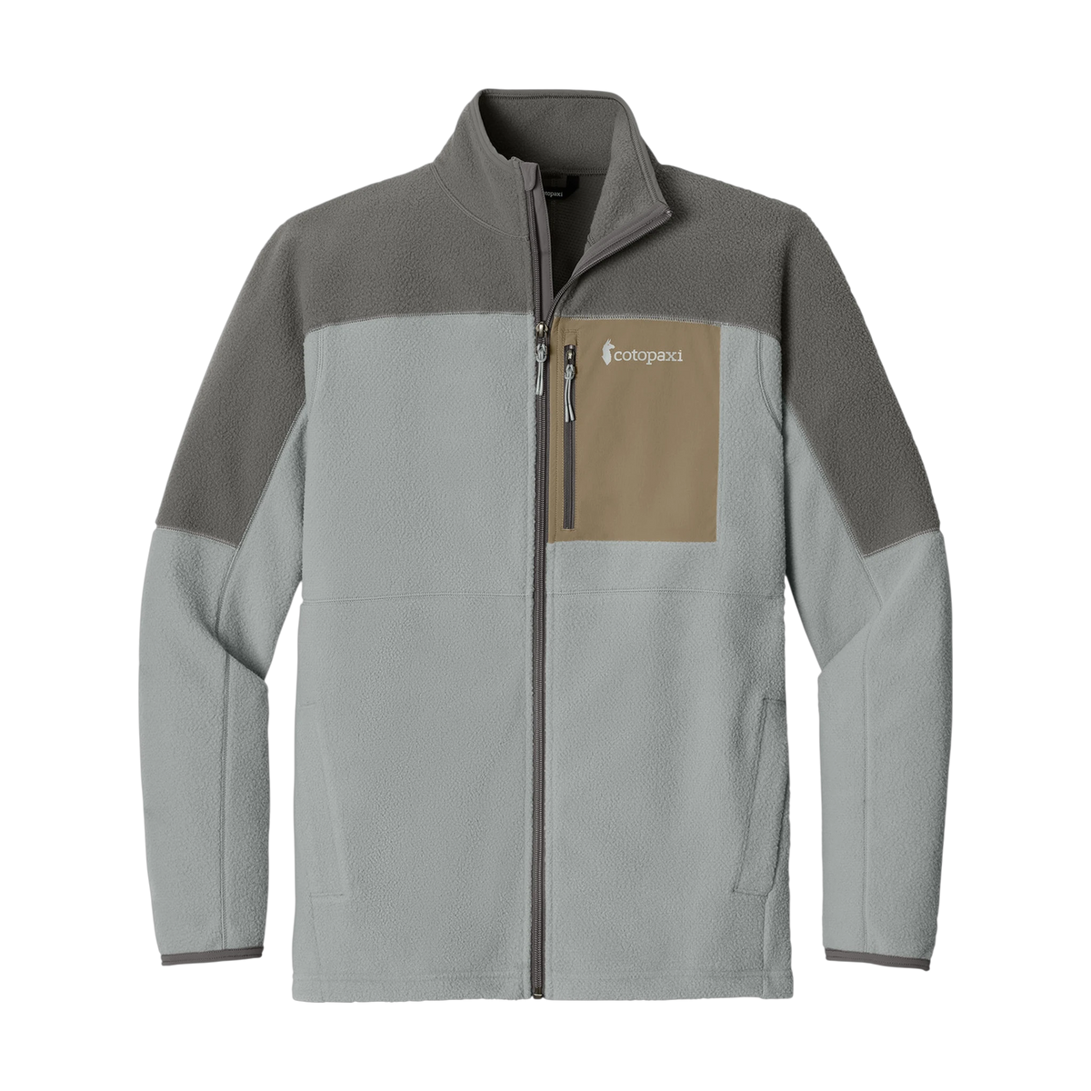 Cotopaxi Abrazo Full-Zip Fleece Jacket in Cinder/ Smoke — custom branded by Motive