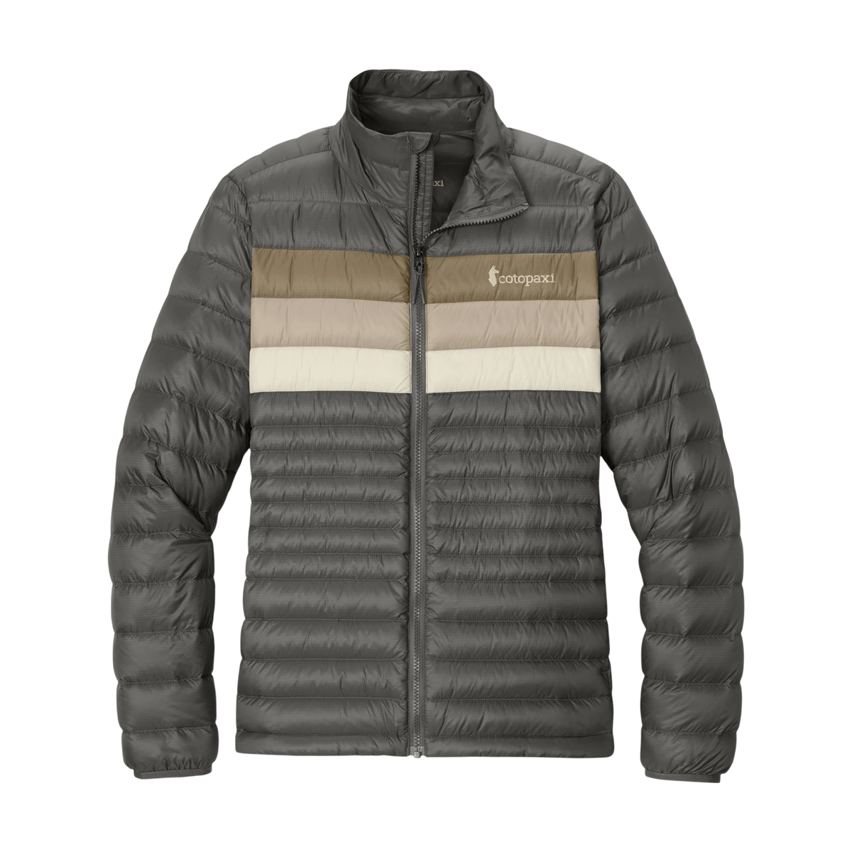Cotopaxi Women's Fuego Down Jacket in Cinder/ Desert — custom branded by Motive