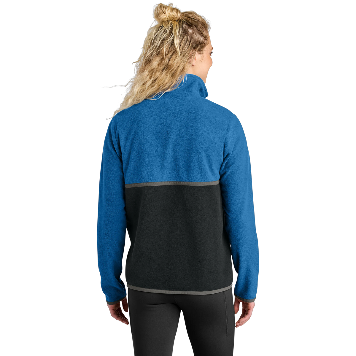 Cotopaxi Women's Amado 1/2-Zip Fleece in Atlantic/ Black