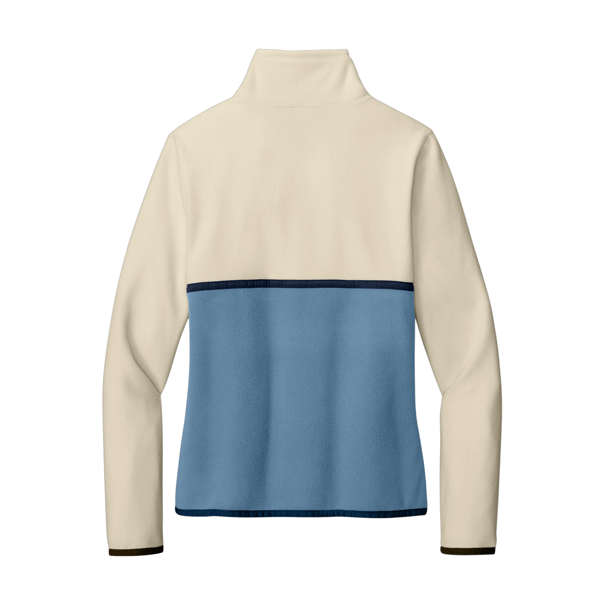 Cotopaxi Women's Amado 1/2-Zip Fleece in Cream/ Fjord — custom branded by Motive