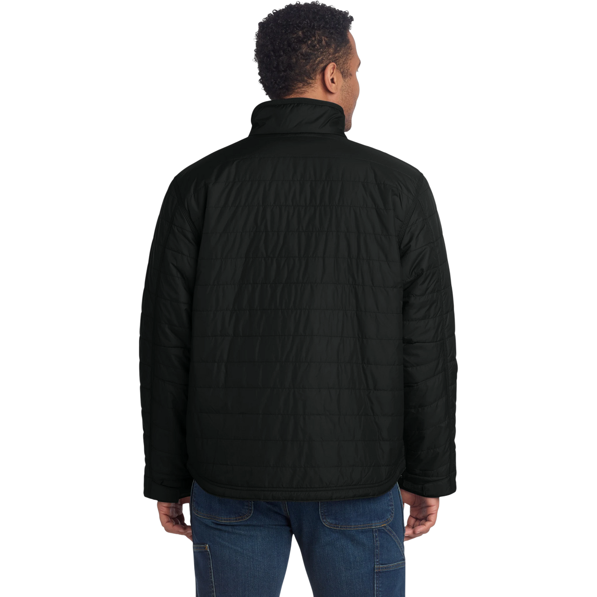 Carhartt Gilliam Jacket in Black — custom branded by Motive