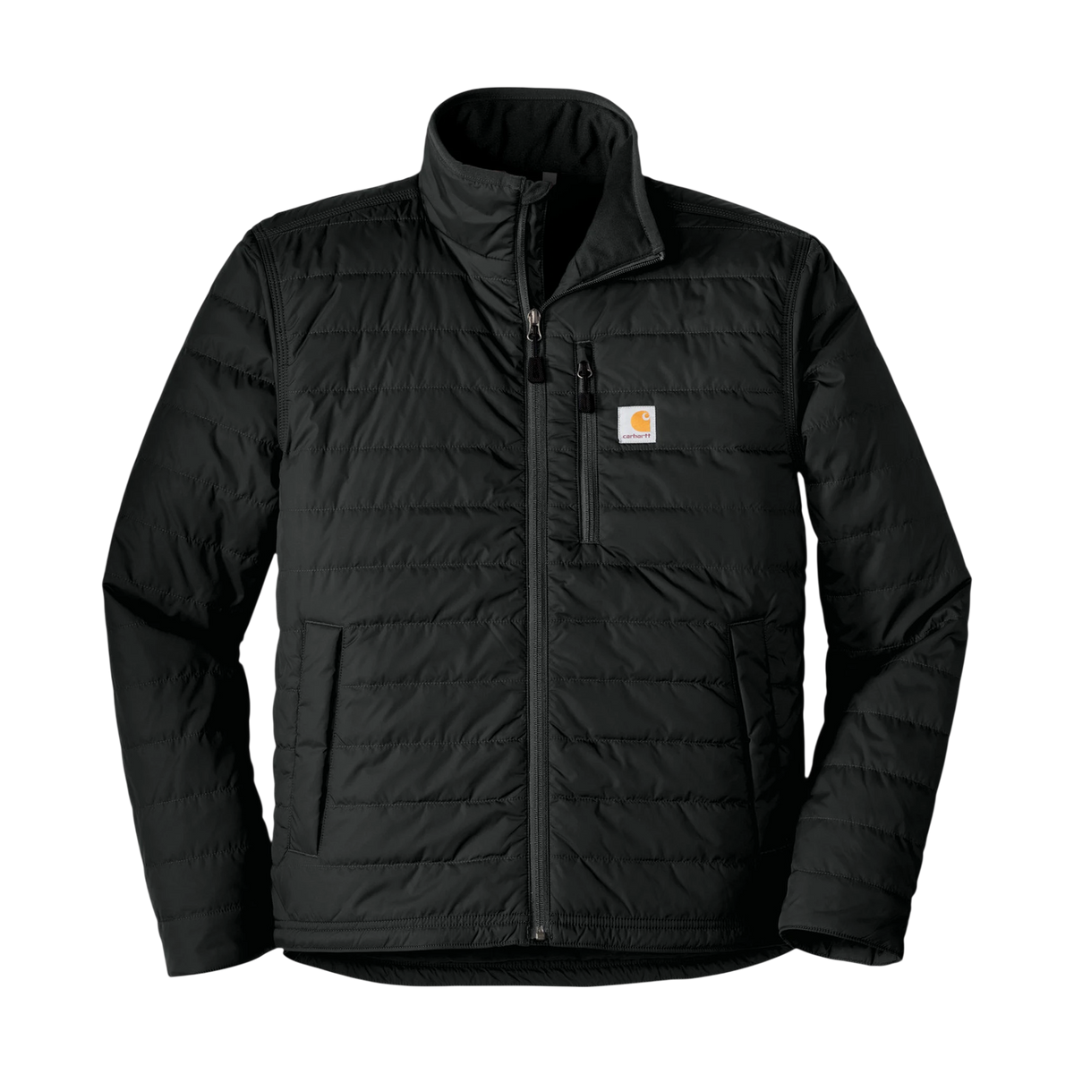 Carhartt Gilliam Jacket in Black — custom branded by Motive