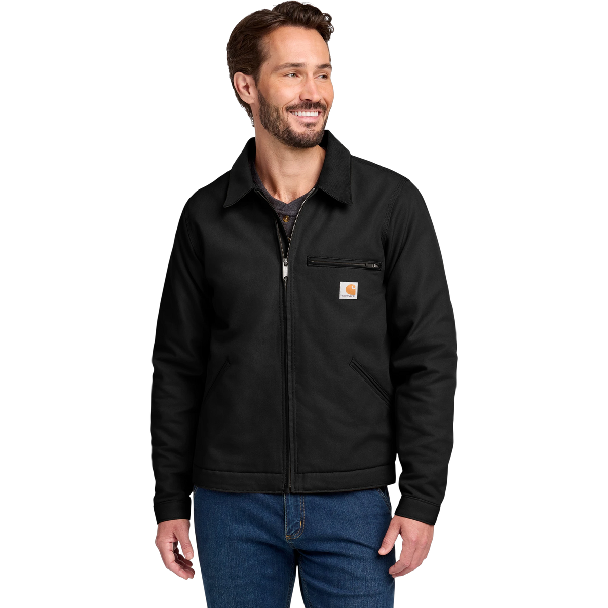 Carhartt Duck Detroit Jacket in Black