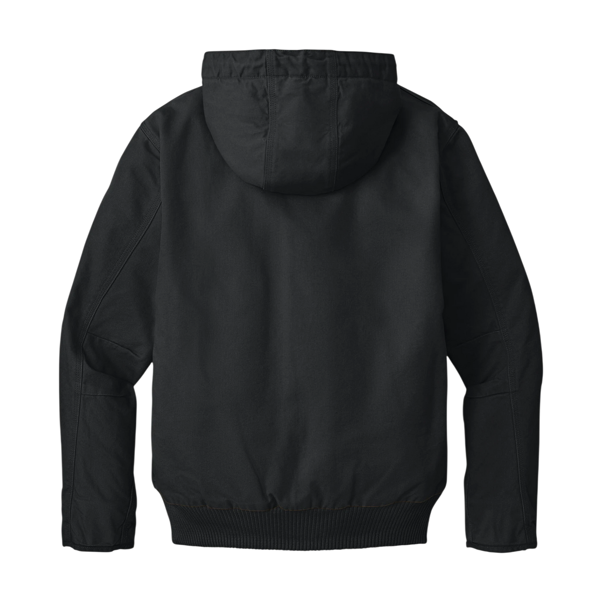 Carhartt Washed Duck Active Jac in Black — custom branded by Motive