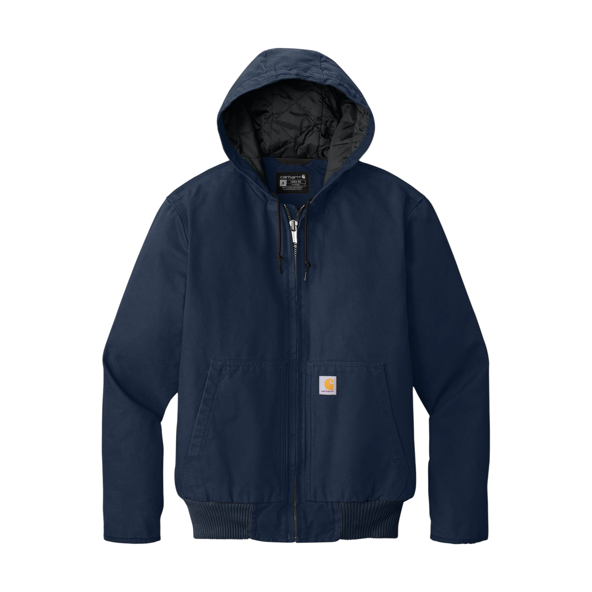 Carhartt Washed Duck Active Jac in Navy