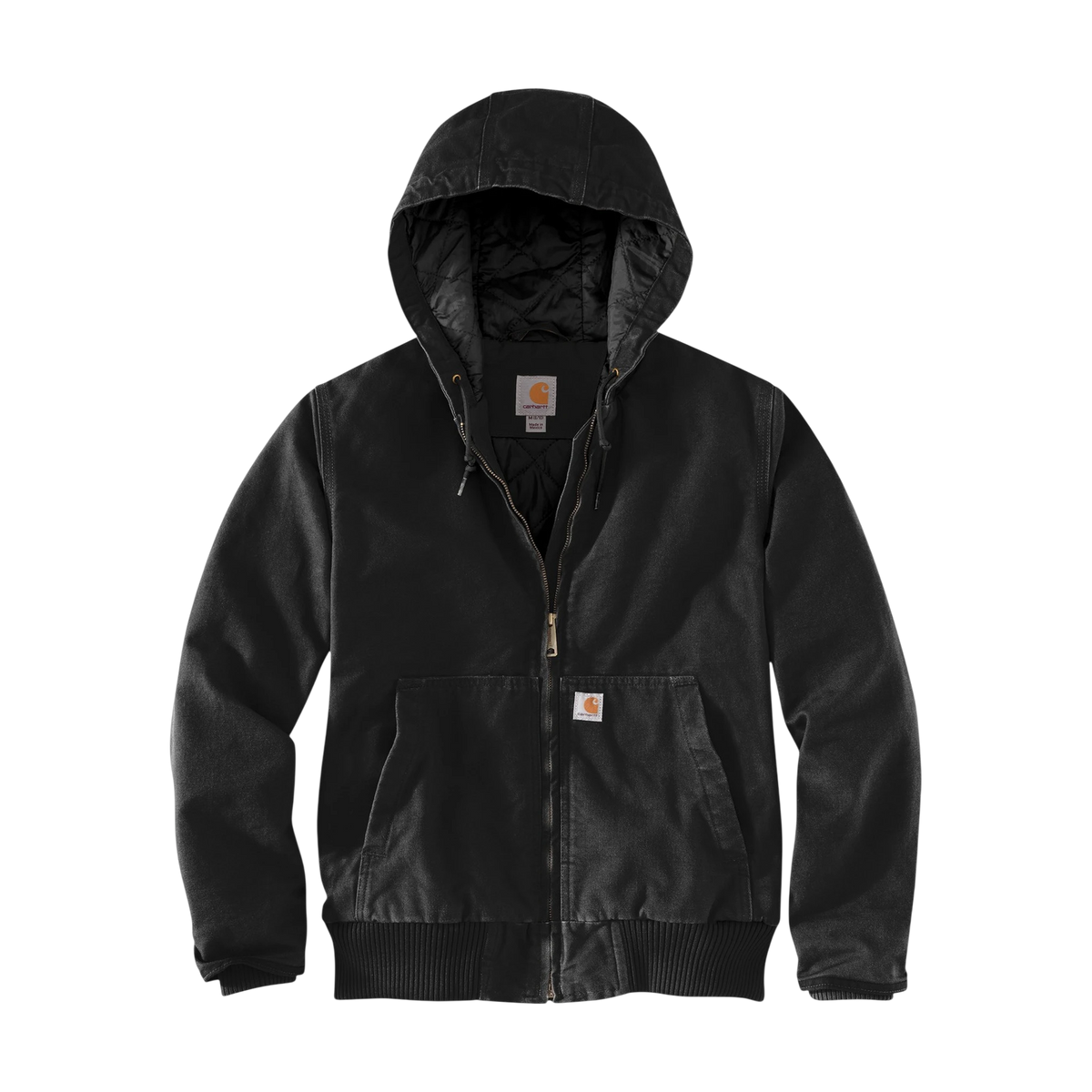 Carhartt Women's Washed Duck Active Jac in Black — custom branded by Motive