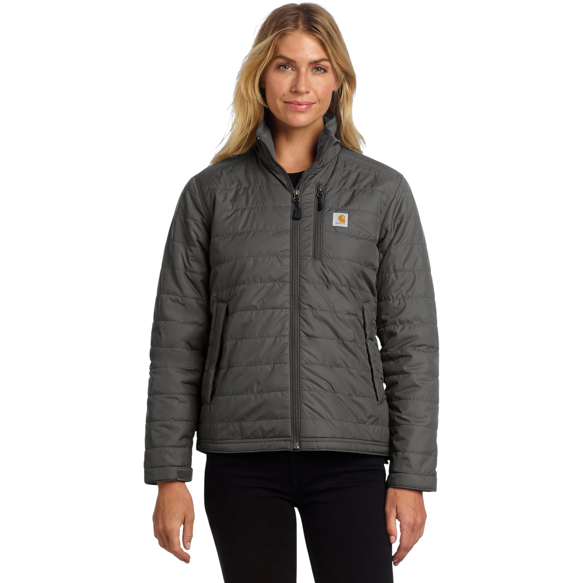Carhartt Women's Gilliam Jacket in Shadow Grey — custom branded by Motive